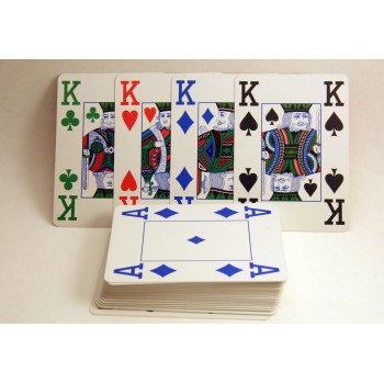 Copag 4 Colour pokerio kortos (Raudonos)