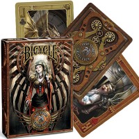 Bicycle Anne Stokes Steampunk kortos