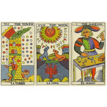 Spanish Tarot kortos Fournier