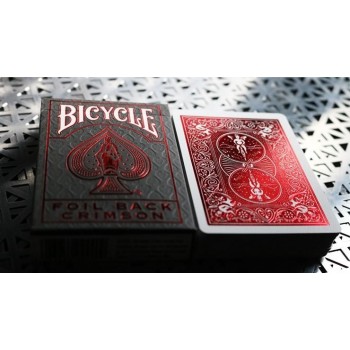 Bicycle Rider Back Metal Luxe kortos (Raudonos)