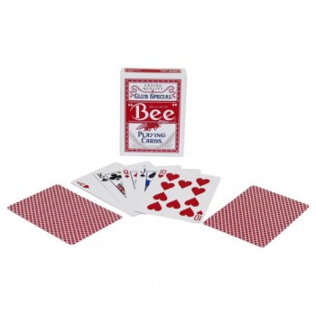 Bee Standard pokerio kortos (Raudonos)