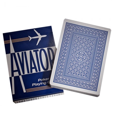 Aviator Standard pokerio kortos (Mėlynos)