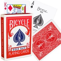 Bicycle Standard Retro 808 pokerio kortos (Raudonos) 