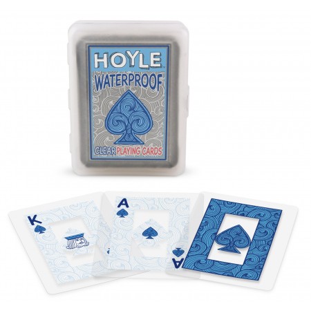 Bicycle Hoyle skaidrios plastikinės kortos
