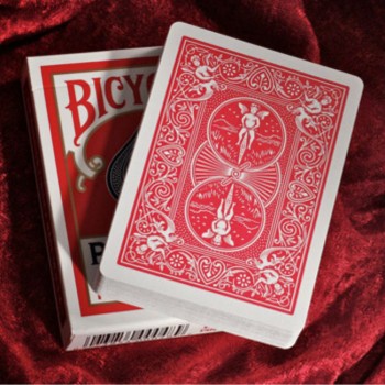 Bicycle Pinochle Jumbo kortos (Raudonos)