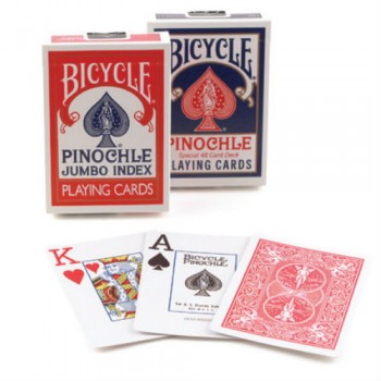 Bicycle Pinochle Jumbo kortos (Mėlynos)