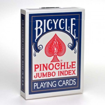 Bicycle Pinochle Jumbo kortos (Mėlynos)