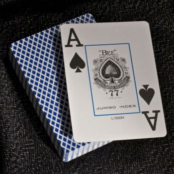 Bee Jumbo pokerio kortos (Mėlynos)