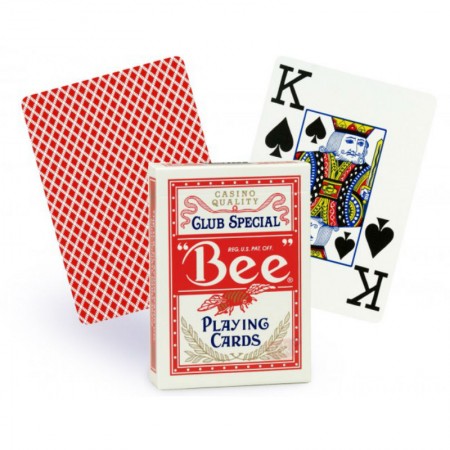 Bee Jumbo pokerio kortos (Raudonos)