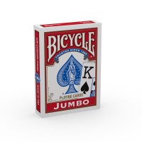 Bicycle Rider Jumbo pokerio kortos (Raudonos) Bicycle Rider Jumbo pokerio kortos (Raudonos)
