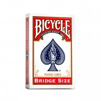 Bicycle Rider Back Bridge Size kortos (Raudonos)