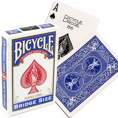 Bicycle Rider Back Bridge Size kortos (Mėlynos)