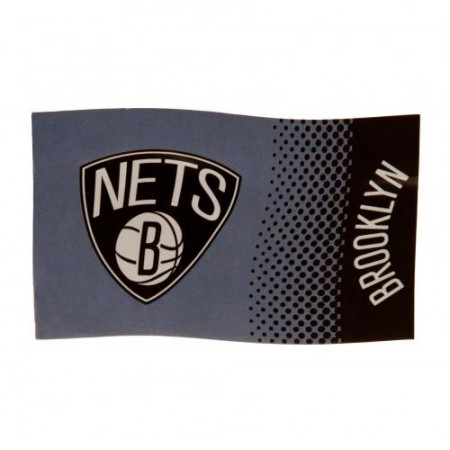 Brooklyn Nets vėliava (Pilka)