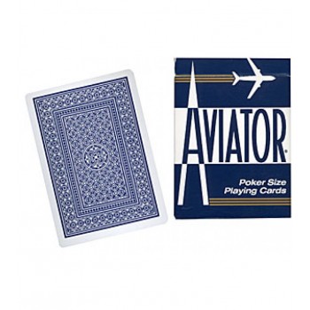 Aviator Jumbo pokerio kortos (Mėlynos)
