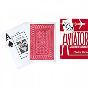 Aviator Jumbo pokerio kortos (Raudonos)