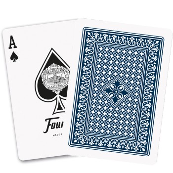 Fournier Victoria 18 pokerio kortos (Mėlyna)