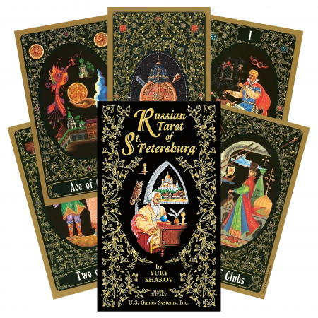 Russian Tarot of St Petersburg Taro kortos US Games Systems