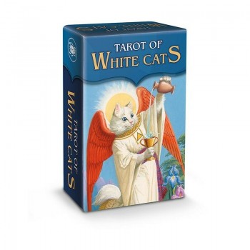 Mini Tarot Of White Cats Taro Kortos Lo Scarabeo
