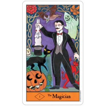Halloween skardinėje dėžutėje Taro kortos US Games Systems