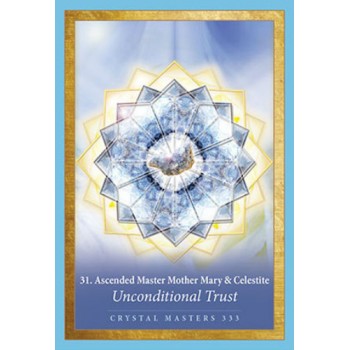 Crystal Mandala Oracle kortos Blue Angel