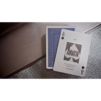 Aviator Pinochle Standard pokerio kortos (Mėlynos)