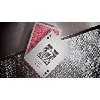 Aviator Pinochle Standard pokerio kortos (Raudonos)