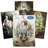 Kuan Yin Oracle pocket edition kortos kišeninis leidimas Blue Angel