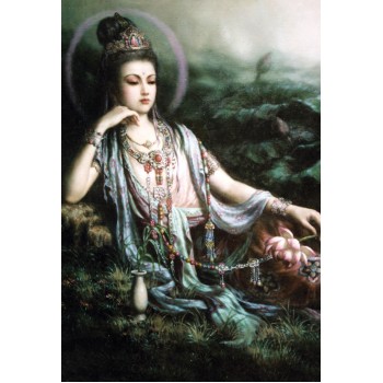 Kuan Yin Oracle pocket edition kortos kišeninis leidimas Blue Angel