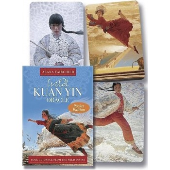 Wild Kuan Yin Pocket edition Oracle kortos Blue Angel