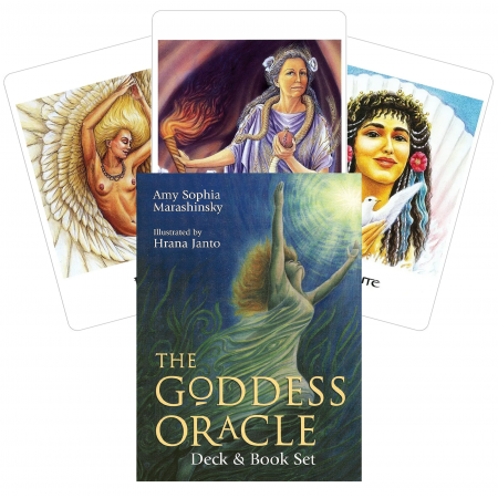 The Goddess Oracle kortų ir knygos rinkinys US Games Systems