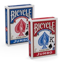 Bicycle Jumbo Blister Pack 2 kortų kaladės (Mėlynos ir raudonos)
