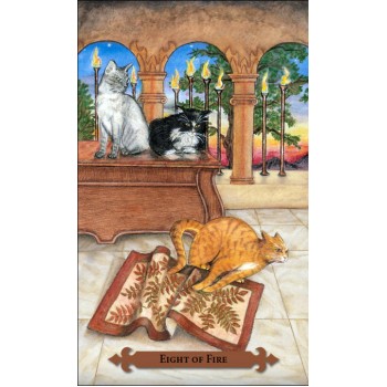 Mystical Cats Tarot kortos Llewellyn