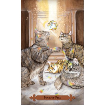 Mystical Cats Tarot kortos Llewellyn