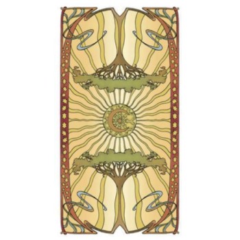 Golden Art Nouveau taro kortos Lo Scarabeo