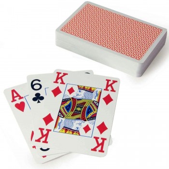 Copag 4 Corner pokerio kortos (Raudonos)