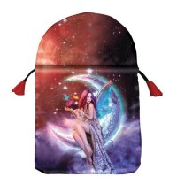Moon Fairy satininis maišelis kortoms