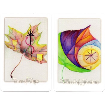 Tarot Leaves Taro Kortos Schiffer Publishing