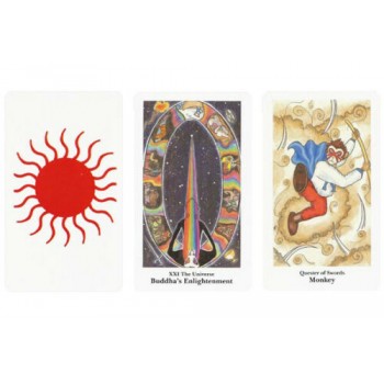 Sol Invictus: The God Tarot kortos Schiffer Publishing