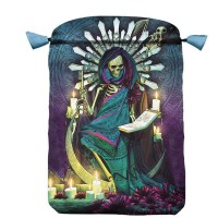 Santa Muerte satininis maišelis kortoms Lo Scarabeo