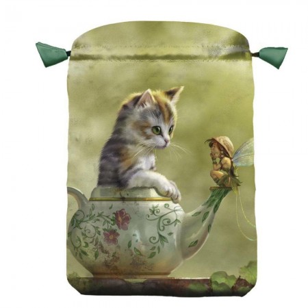 Fantasy Cats satininis maišelis kortoms Lo Scarabeo