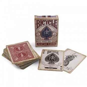 Ellusionist 1900 Bicycle series kortos (raudonos)