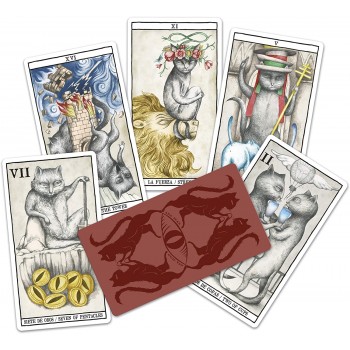 Tarot Cats kortos Fournier