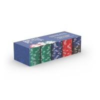 100 Pokerio žetonų rinkinys su dėklu Bicycle