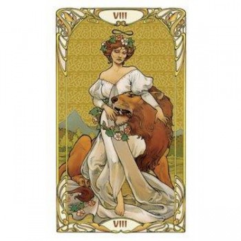 Golden Art Nouveau Tarot Mini kortos Lo Scarabeo