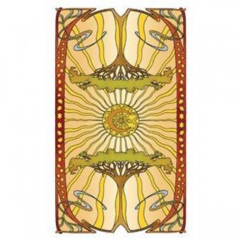 Golden Art Nouveau Tarot Mini kortos Lo Scarabeo