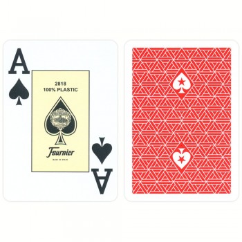 Fournier EPT pokerio kortos (Raudonos)