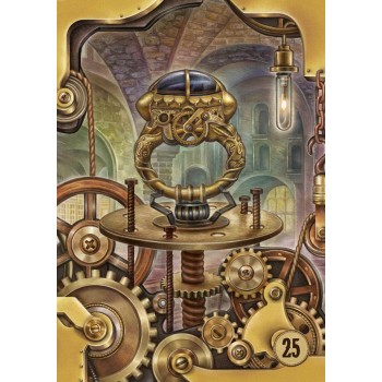 Steampunk Lenormand Oracle kortos  Lo Scarabeo