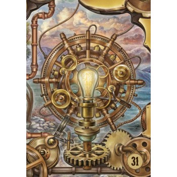 Steampunk Lenormand Oracle kortos  Lo Scarabeo