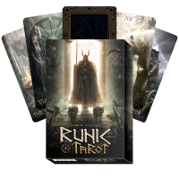 Runic Tarot Kit kortos ir knyga Lo Scarabeo