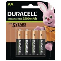 Duracell Rechargeable AA 2500mAh įkraunamos baterijos 4vnt.